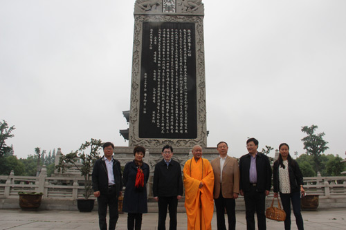 国家宗教局王作安局长来寒山寺调研
