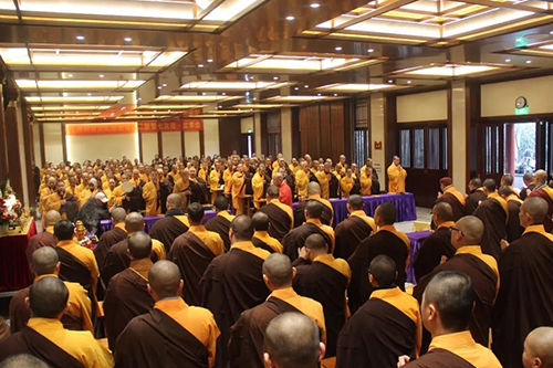 寒山寺举行上性下空长老圆寂百日祭奠法会