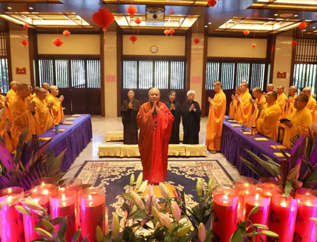 寒山寺举行孝亲报恩地藏法会