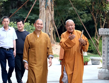 南京市佛教协会一行莅临本寺参访