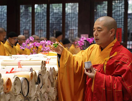 2020年寒山寺万人抄经功德回向法会圆满